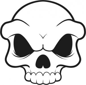 Cool Skull Drawing - Clipart library
