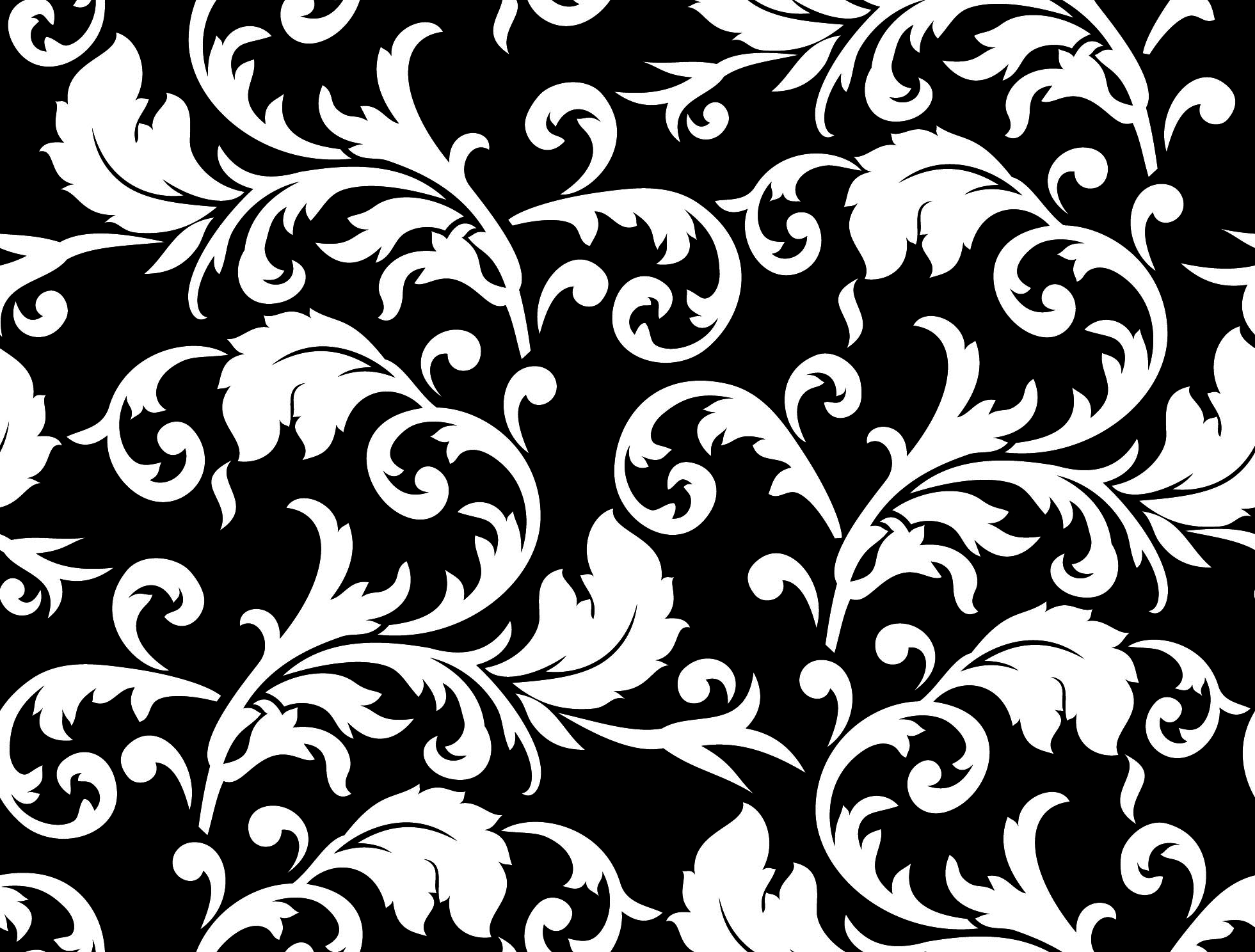 Classical Traditional Floral Pattern Background Vector Free 