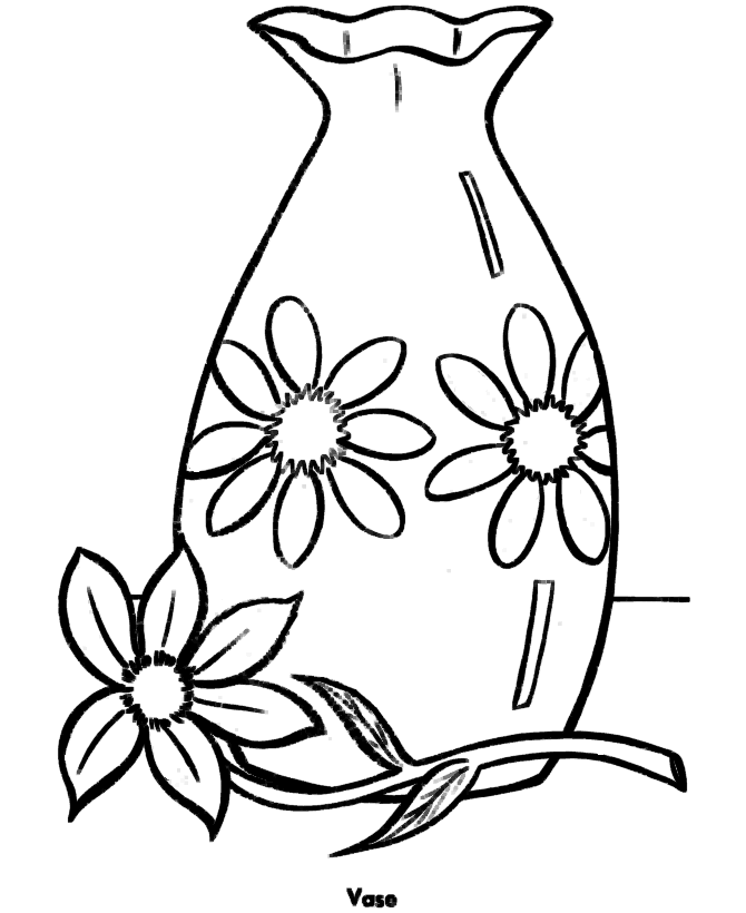 Pictxeer ? Search Results ? Coloring Picture Flower Pot