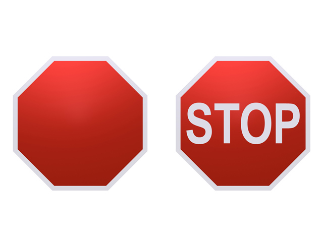 Blank Stop Sign Template Images  Pictures - Becuo