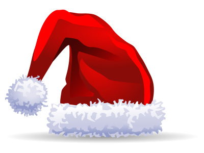 Red Hat Clip Art, Christmas Santa Hat Vector | Just Free Image 