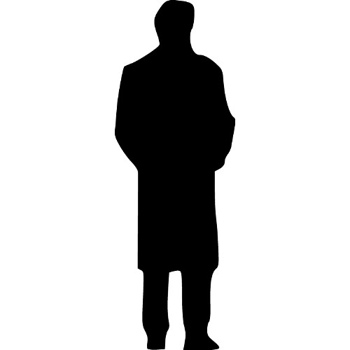 Side Man Silhouette - Clipart library