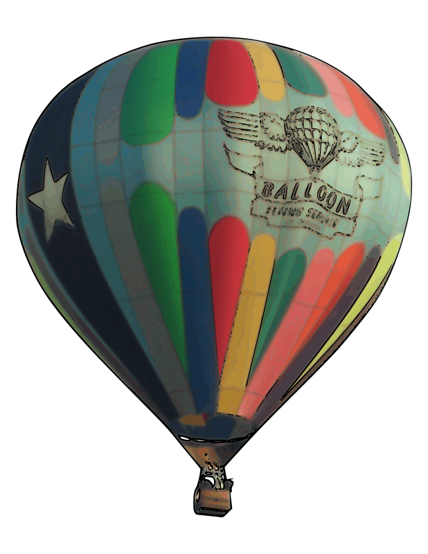 Cute Hot Air Balloon Clipart