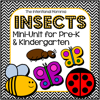 The Intentional Momma: Insects and Bugs--Printable Pack