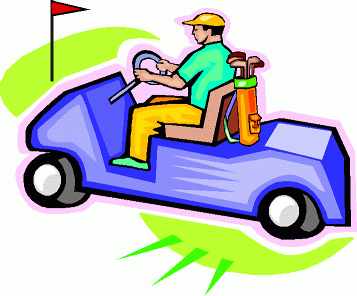 Pix For  Free Golf Cart Clip Art Images