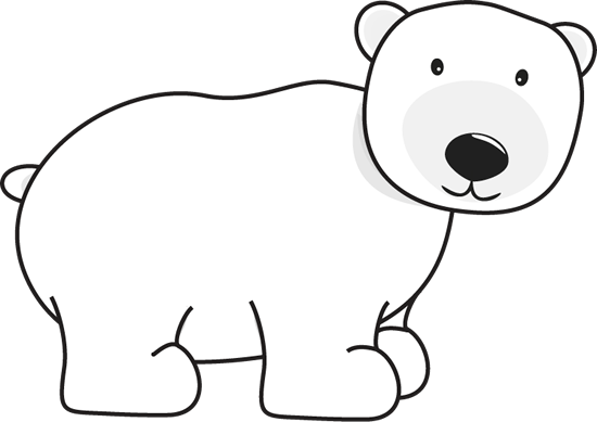 Polar Bear Clipart Black And White | Clipart library - Free Clipart 