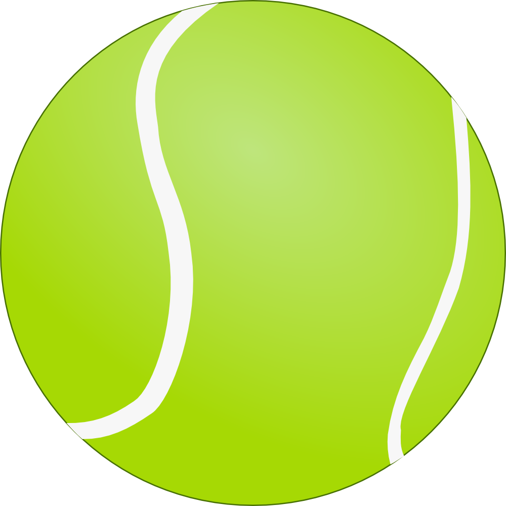 OnlineLabels Clip Art - Tennis Ball - Bola De Tenis