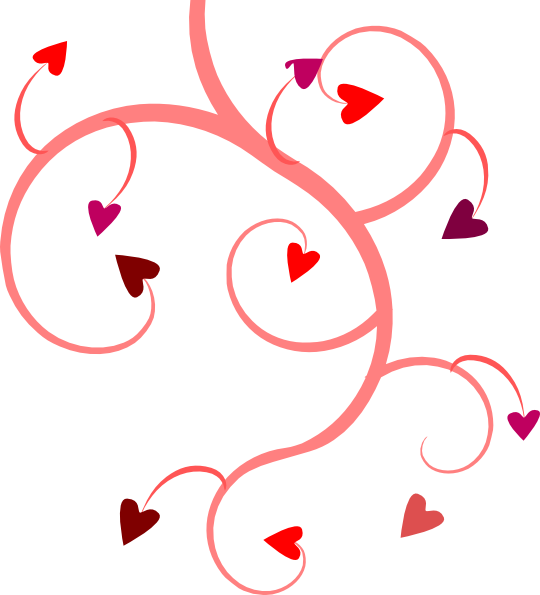 Hearts And Flowers Clip Art - Clipart library