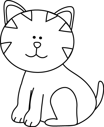 Black And White Kitten Clip | Clipart library - Free Clipart Images