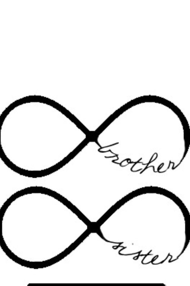 brother and sister infinity tattoos - Clip Art Library