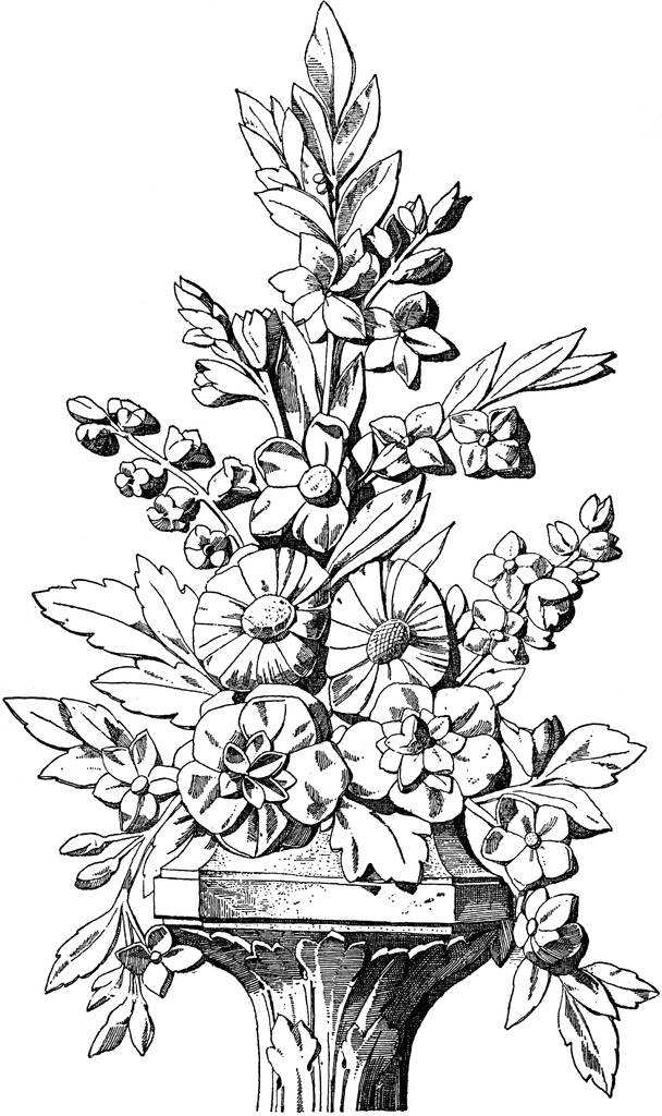 Louis XVI Bouquet | ClipArt ETC