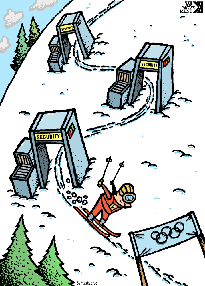 funny winter olympics cartoons - Clip Art Library