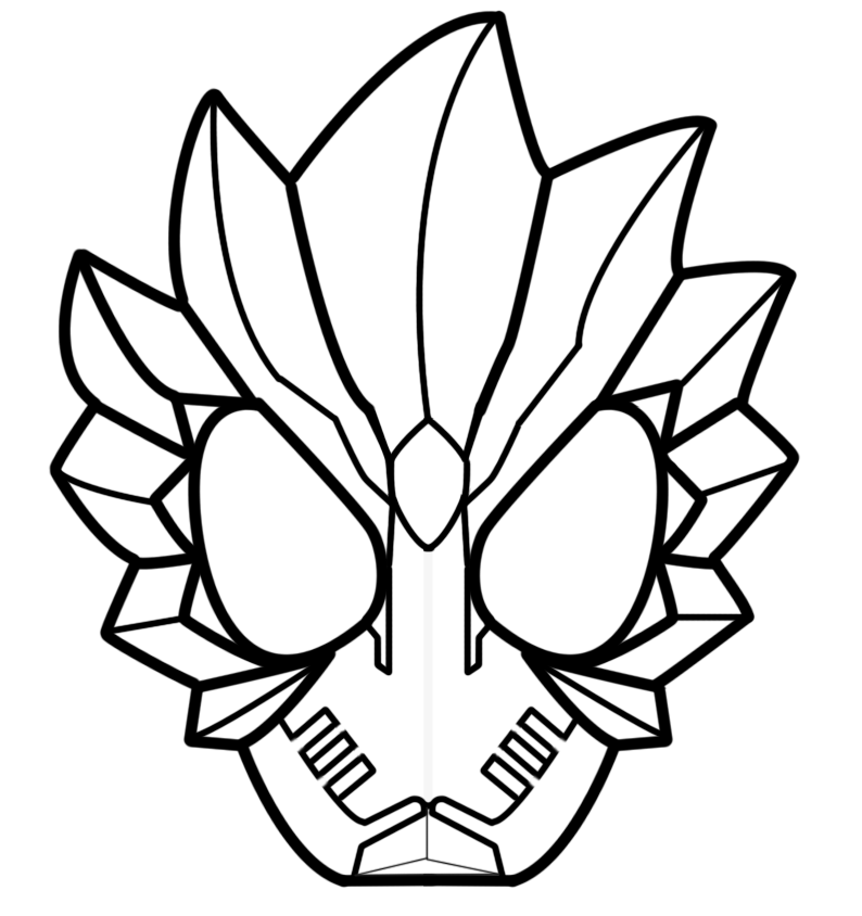 kamen rider coloring pages - photo #35