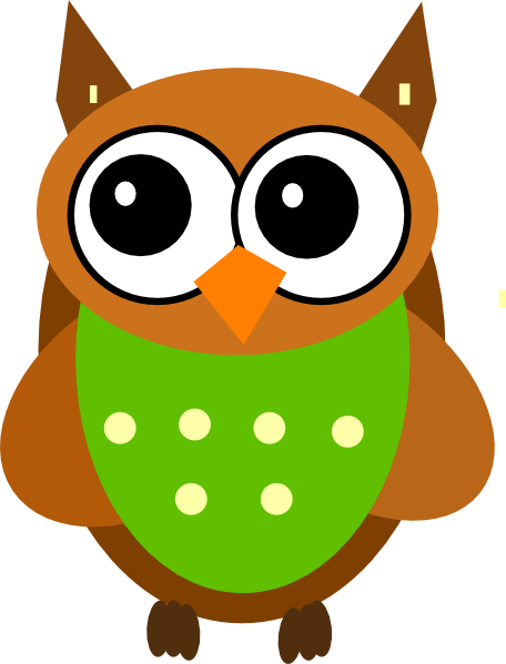 Green Owl clip art - vector clip art online, royalty free  public 