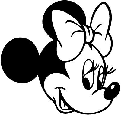 Minnie Mouse Outline 