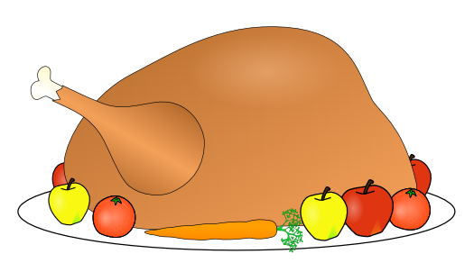 Free Thanksgiving Dinner Clipart - Public Domain Thanksgiving 