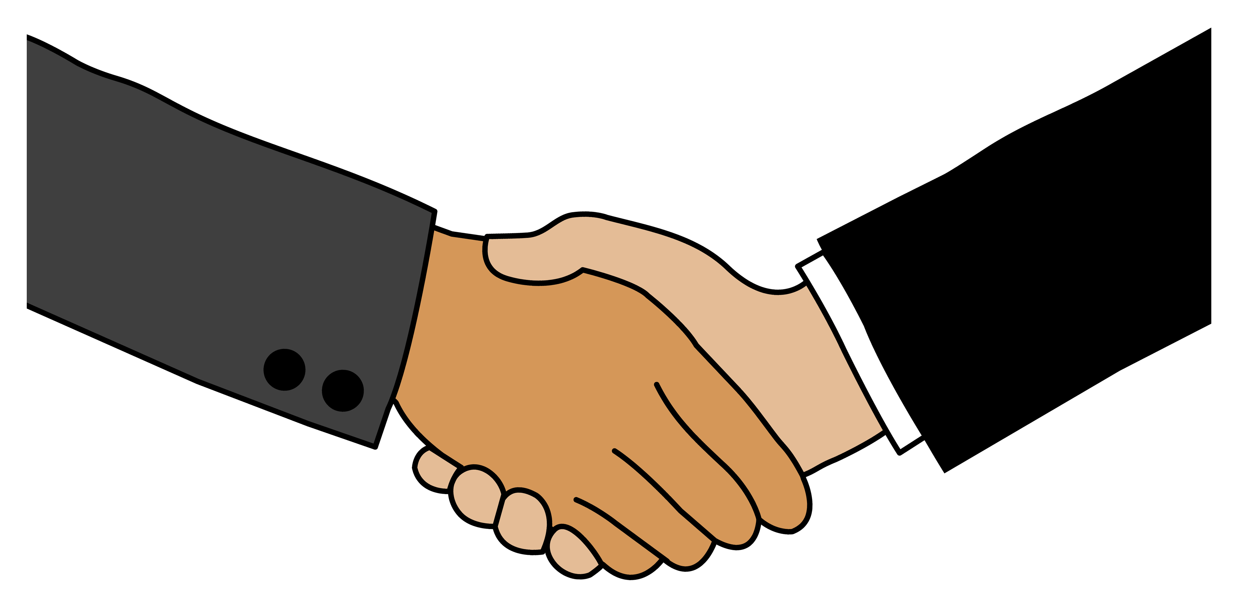 Business People Shaking Hands Clip Art | Clipart library - Free 