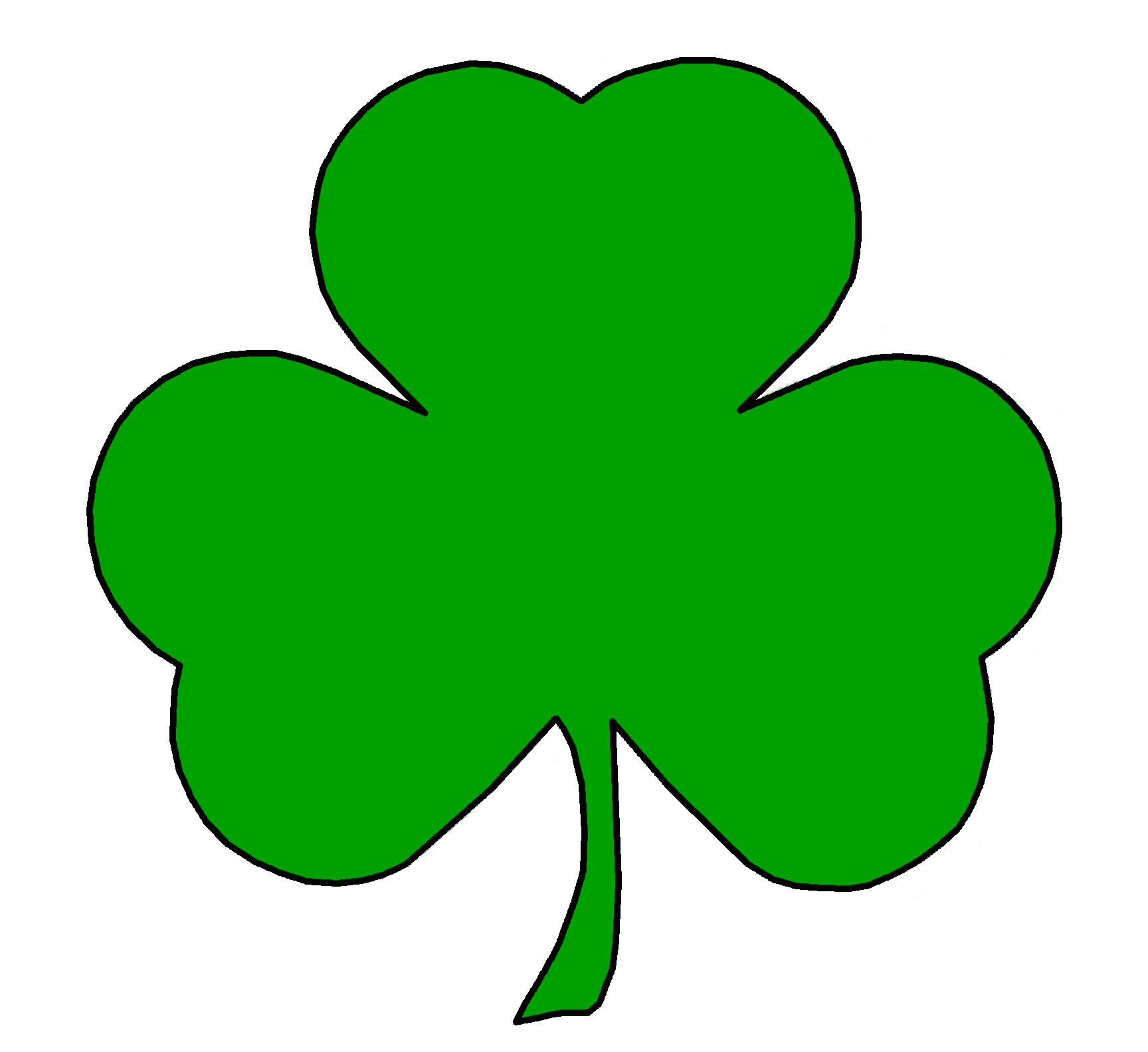 Shamrock Outline Clip Art Pdxkurt