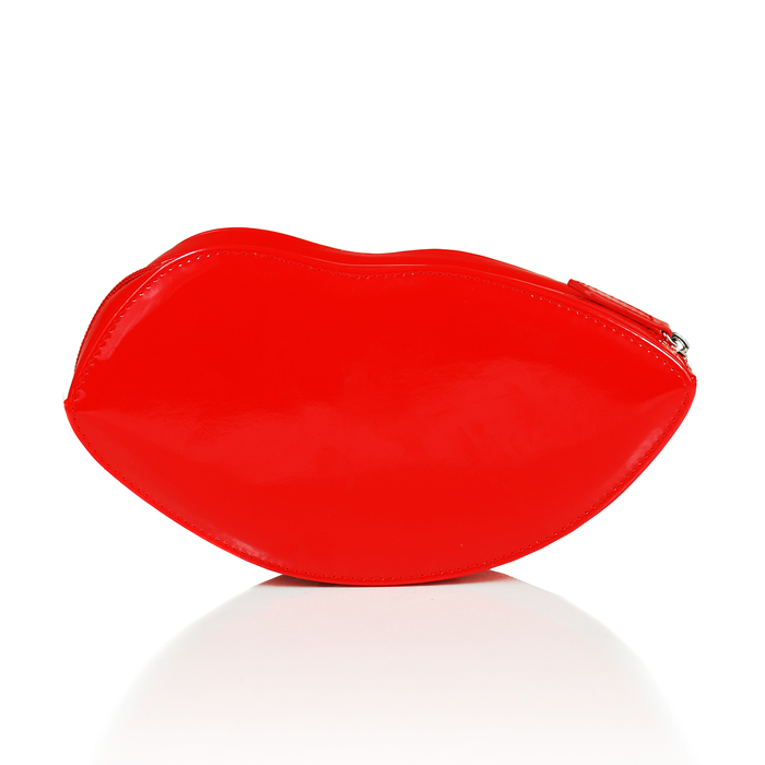 Missco Girl Snarl Lips Clutch Bag Red