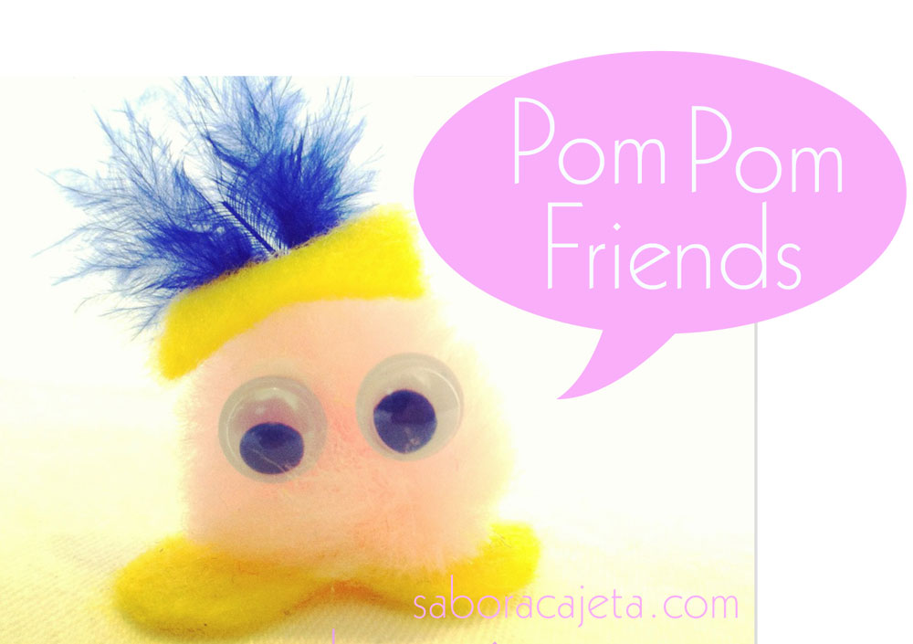 Sabor a Cajeta: Pom Pom Friends (Kids Craft)