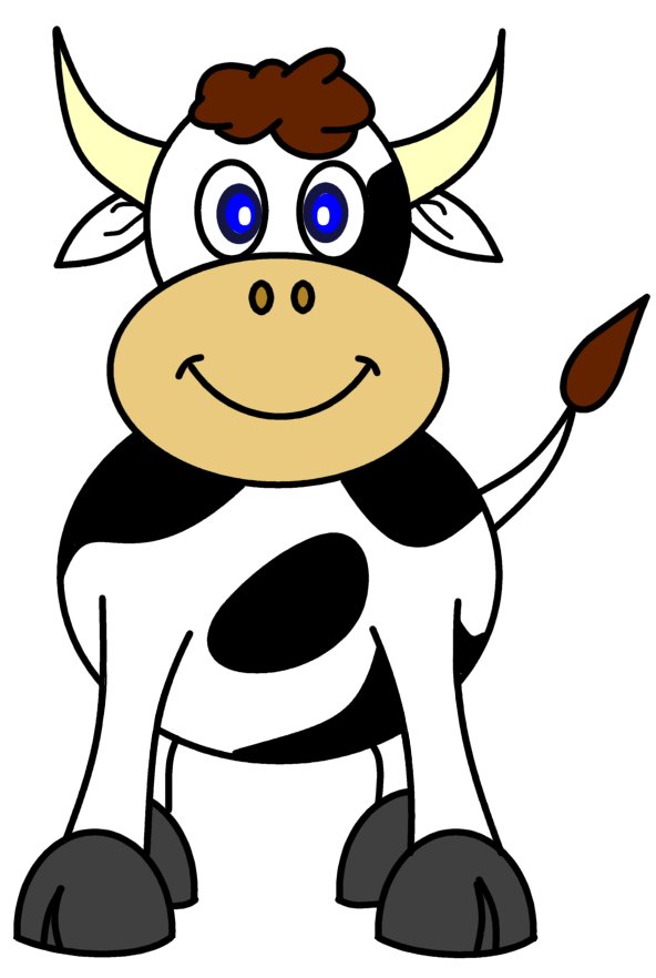 Cow Face Cartoon Cake Ideas and Designs