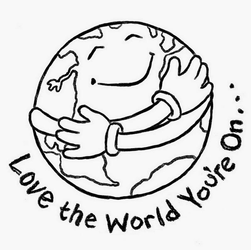 Earth Day 2014 Clip Art Black and White - Free Quotes, Poems 
