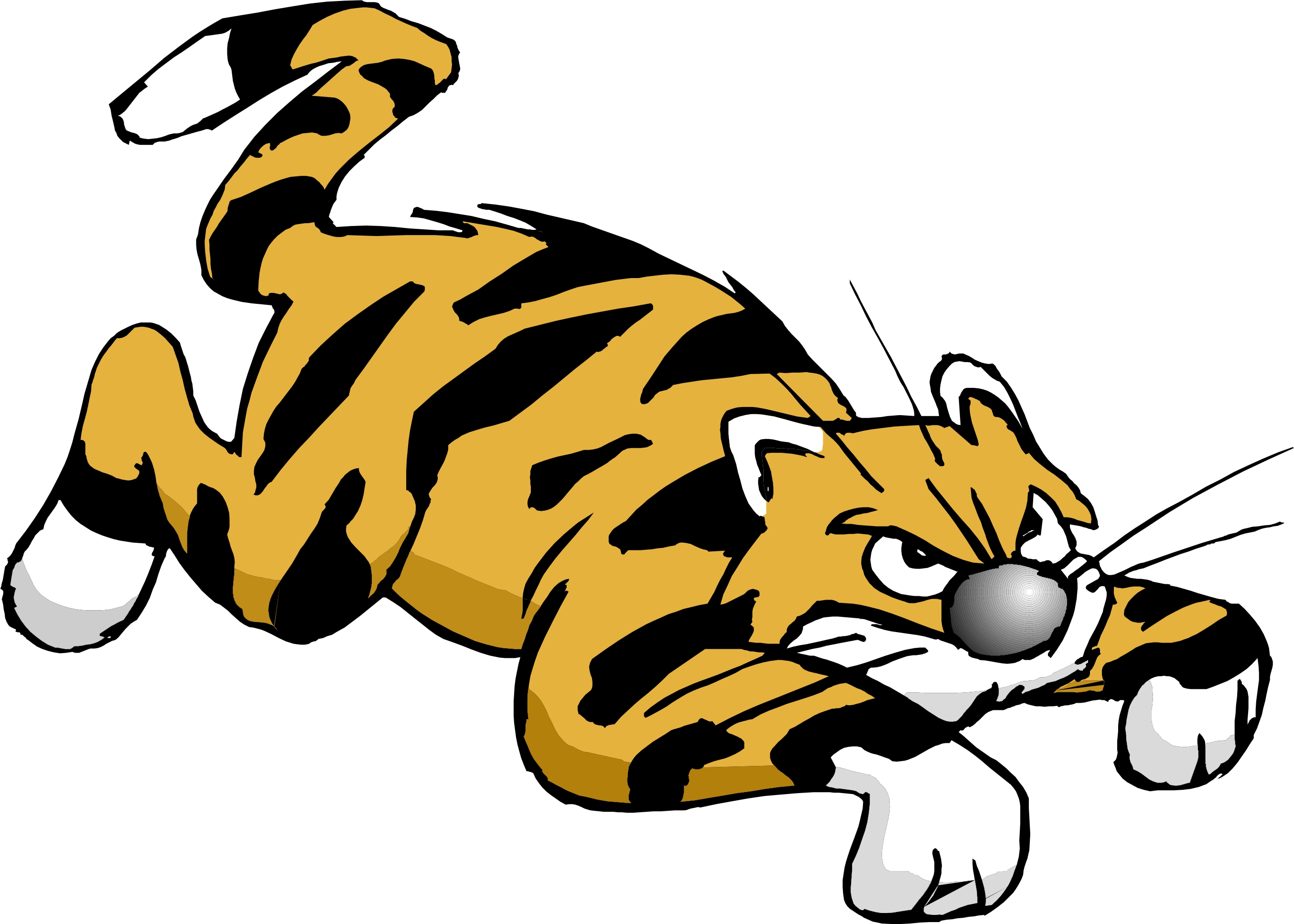clip art cartoon tiger - photo #44