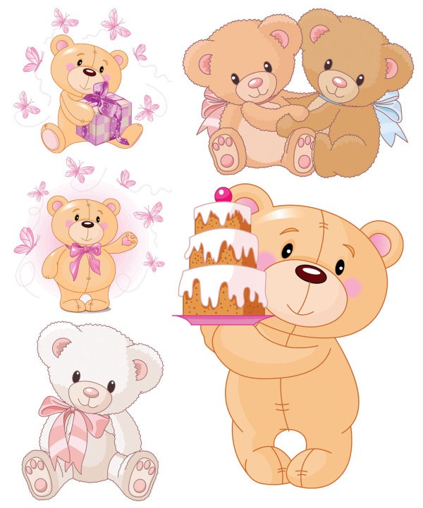 Teddy Bear Cartoon � Graphics Collection | My Free Photoshop World