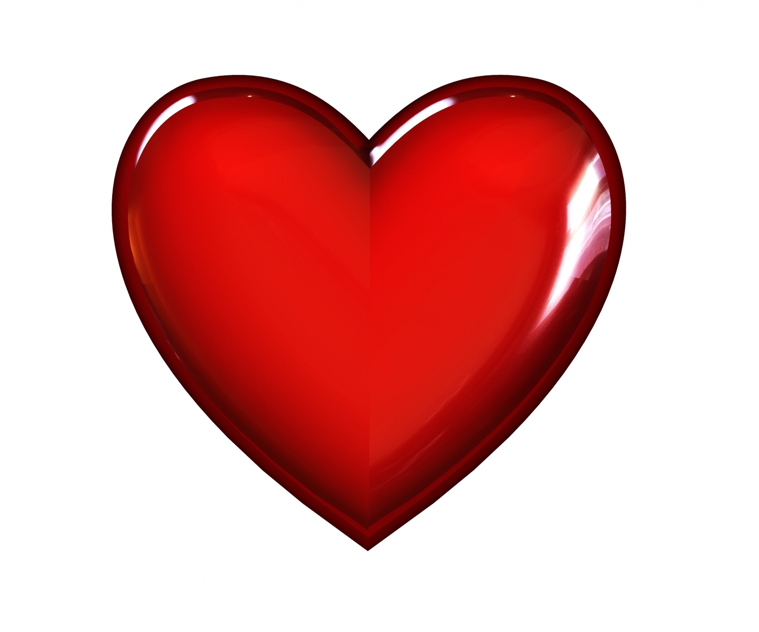 3d red heart png - Clip Art Library