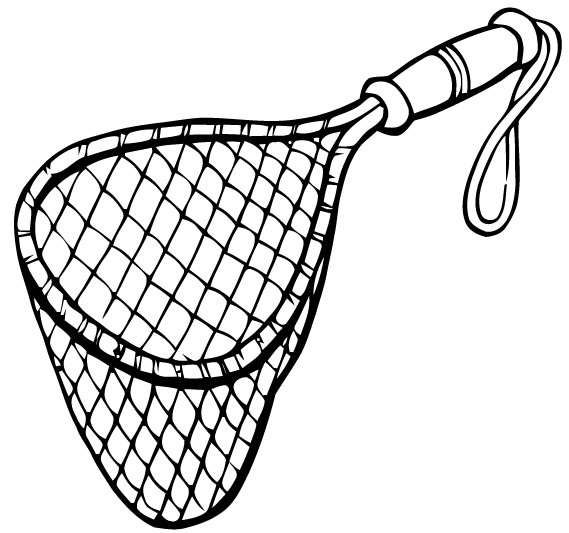 clip art black and white net - photo #5