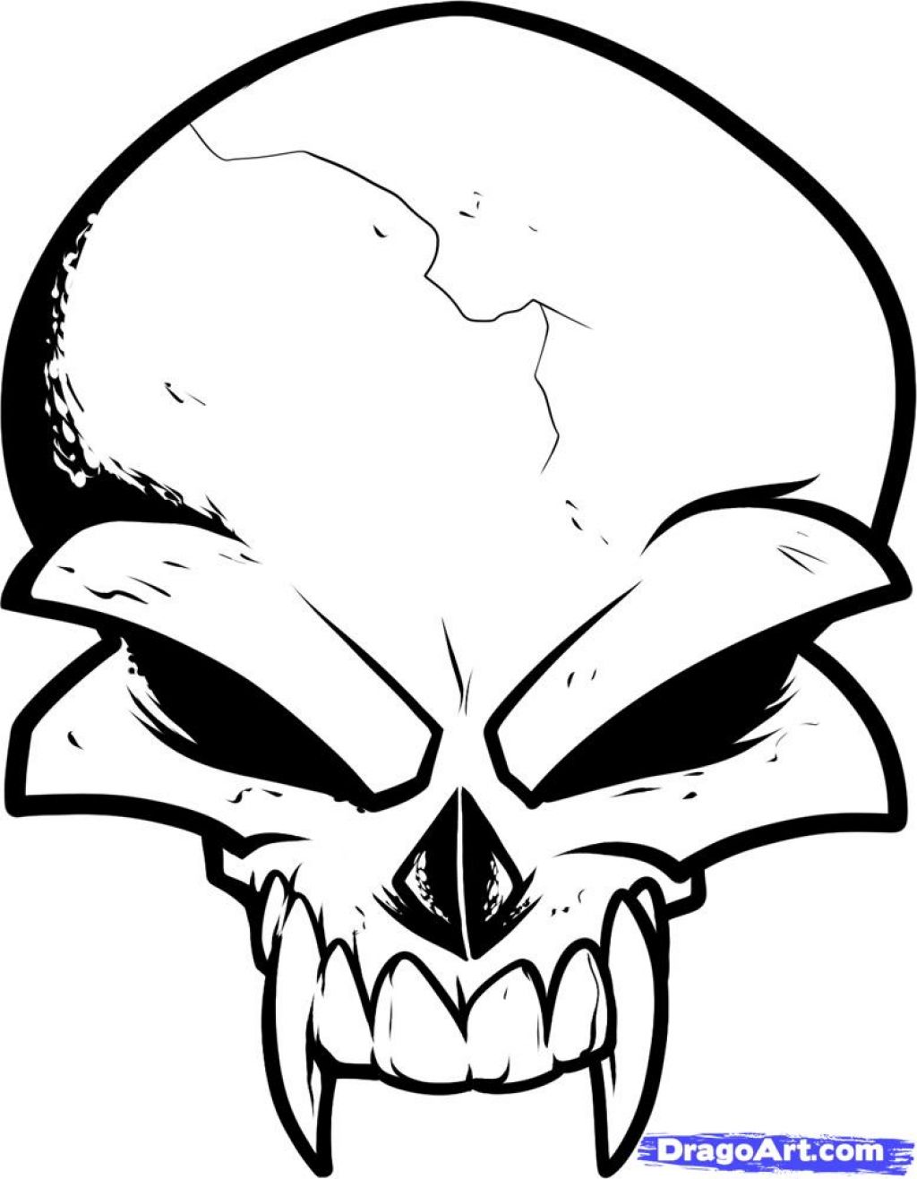 Free Simple Skull Drawing, Download Free Simple Skull Drawing png