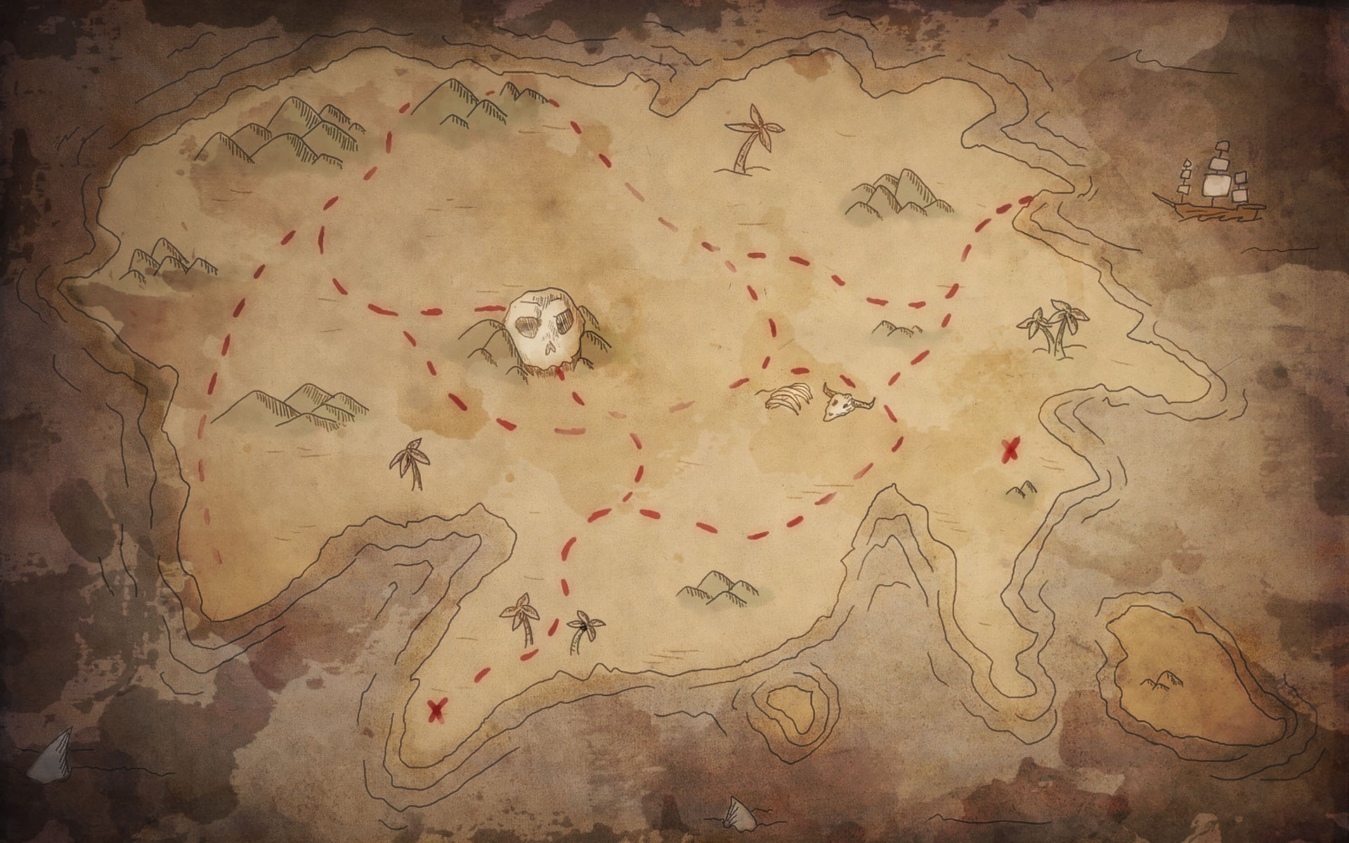Free Pirate Map Png Download Free Clip Art Free Clip Art On