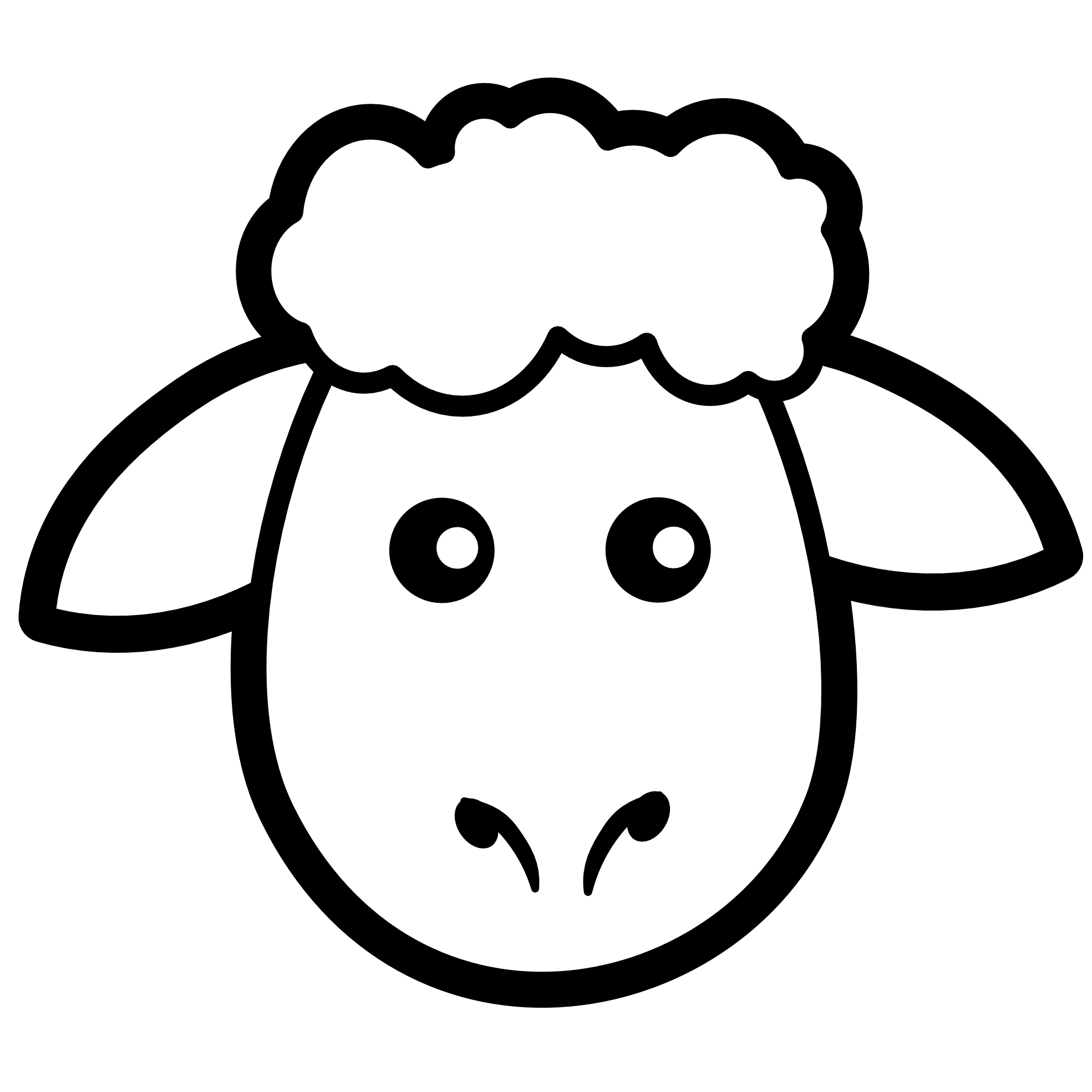 cartoon sheep face clipart - Clip Art Library