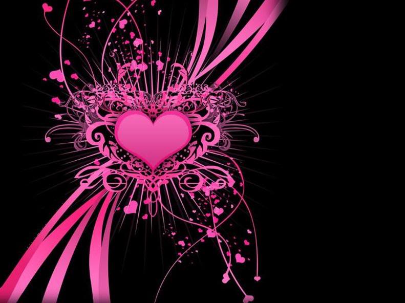 Pink Hearts Cool Cool Backgrounds � Image Detail
