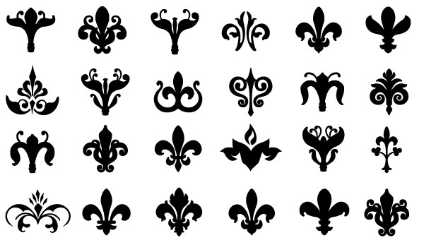 70+ Free Graphics: Vintage Vector Flowers and Floral Ornament Sets 
