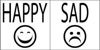 happy sad cartoon faces - Clip Art Library
