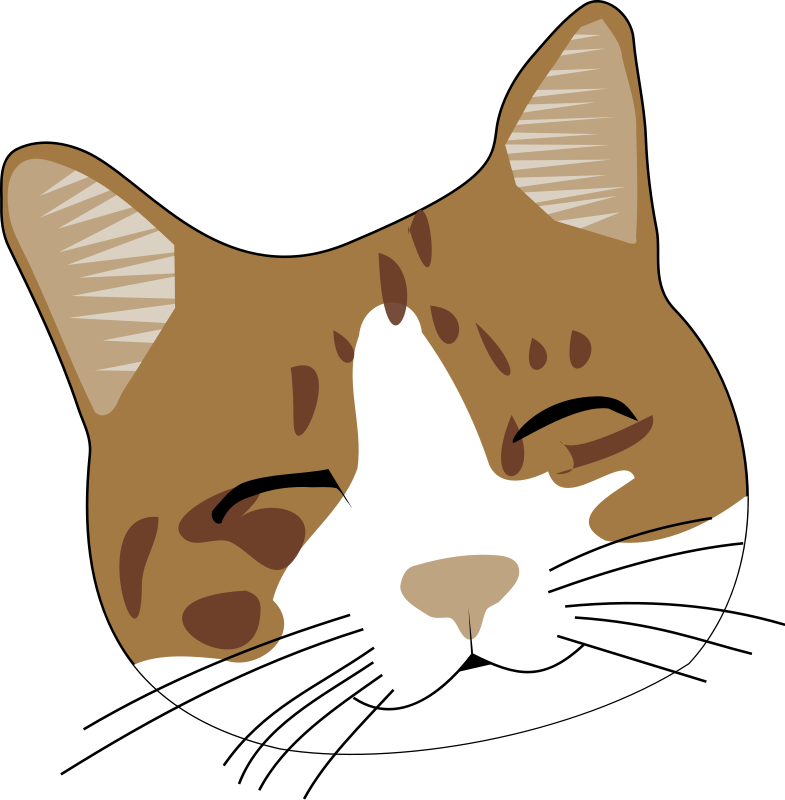 Free cliparts: Smiling cat Clipart