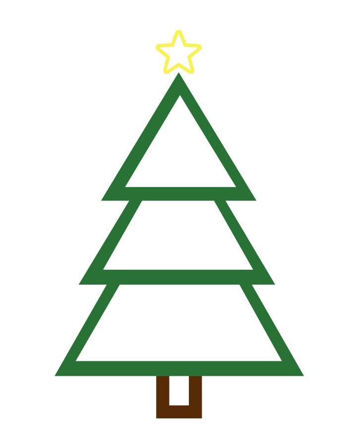 Christmas Tree Outline Printable | quotes.