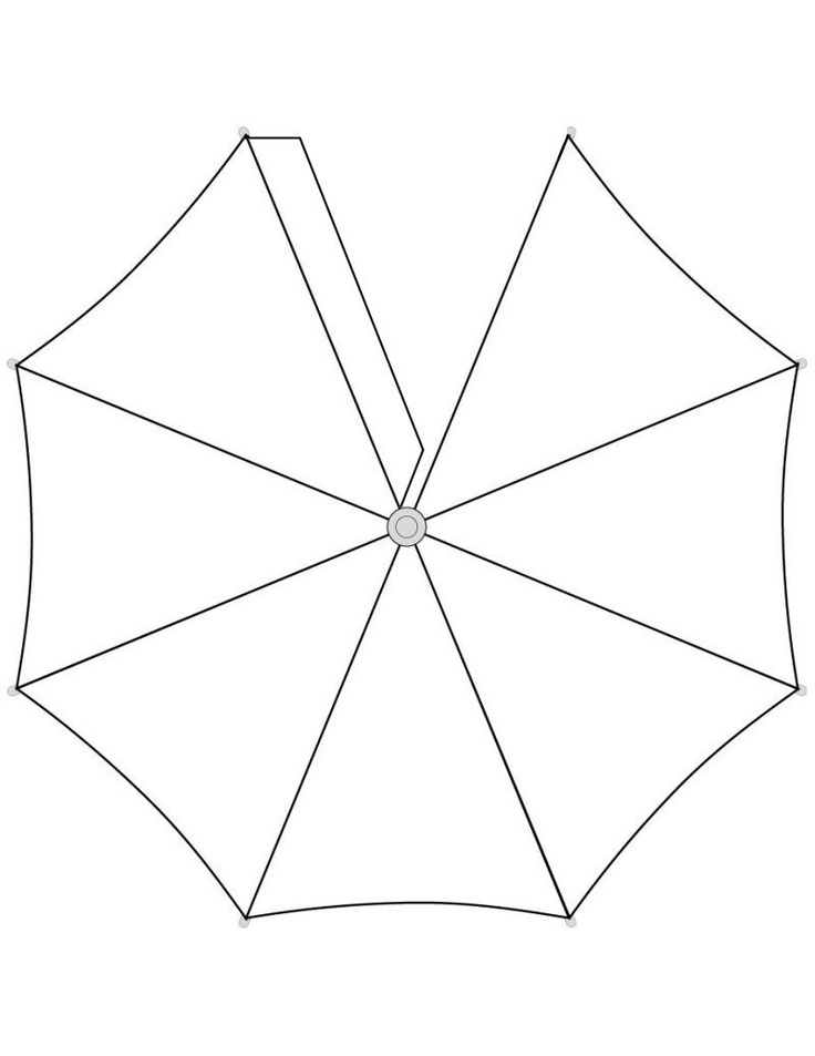 Free Printable Umbrella Template Download Free Printable Umbrella