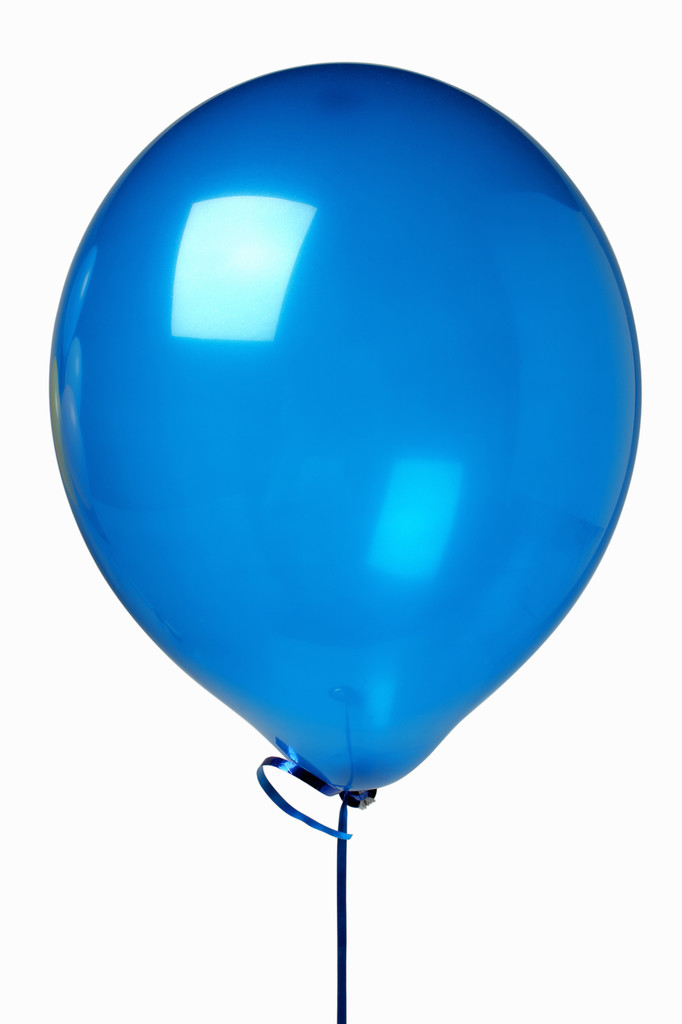 Close up of a blue balloon - Carr Hagerman