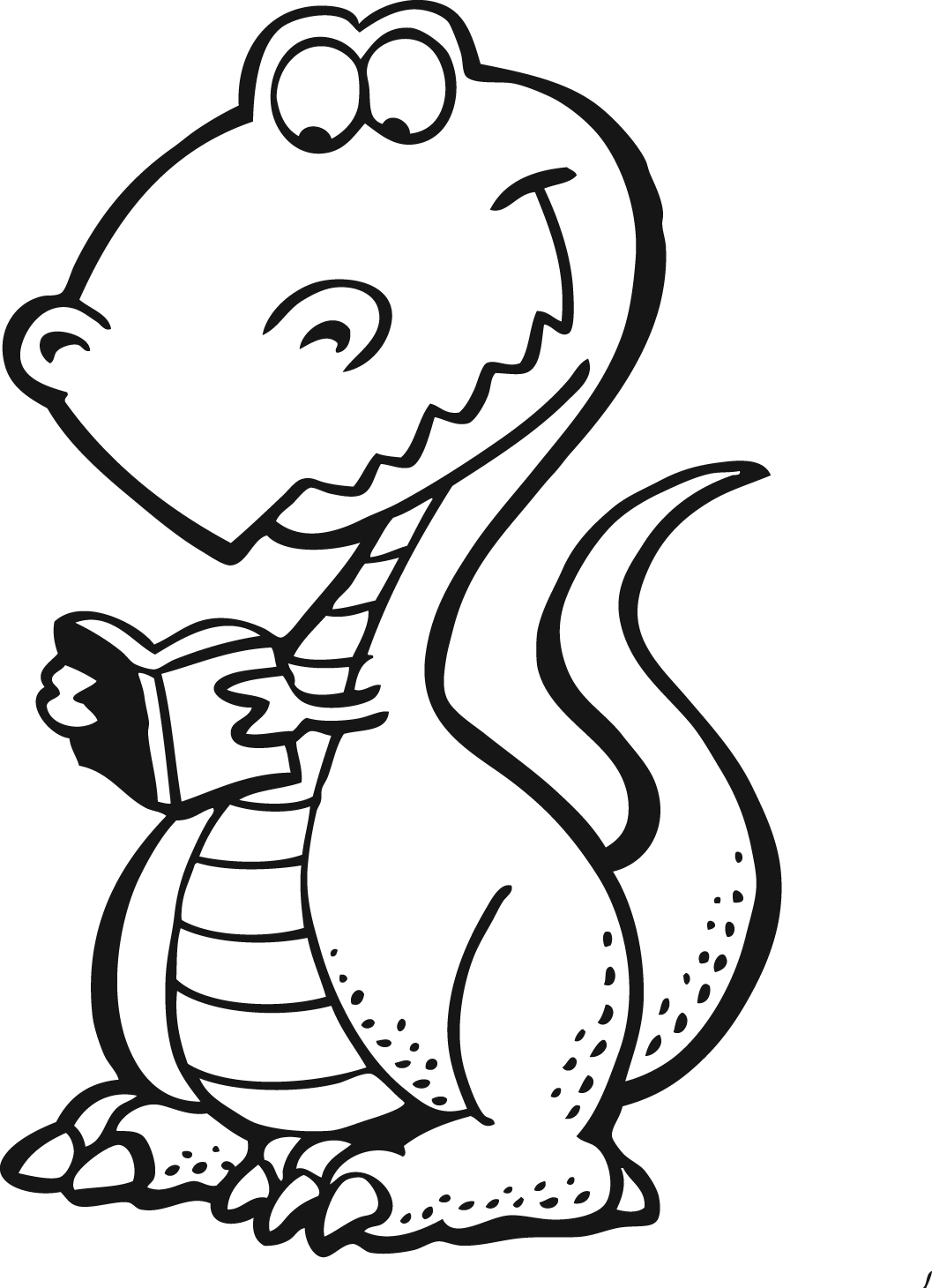 clip art reading black and white - Clip Art Library