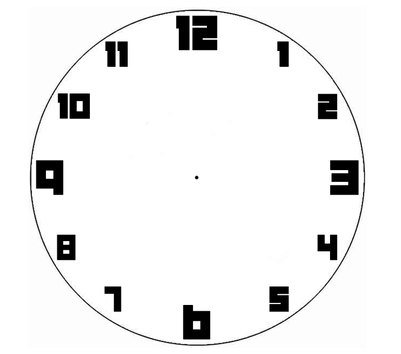 free clipart blank clock - photo #50