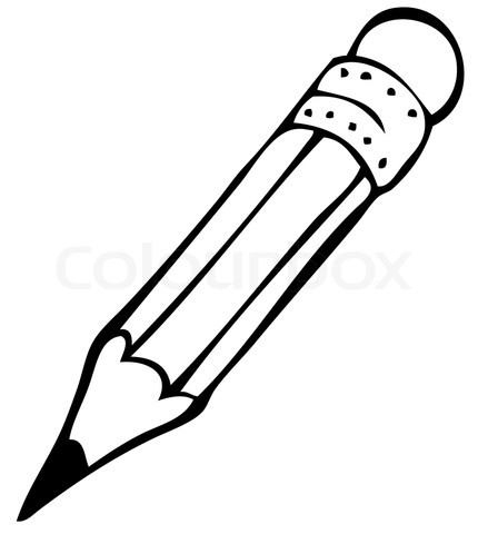 Free Pencil Cartoon Black And White, Download Free Pencil Cartoon Black And  White png images, Free ClipArts on Clipart Library