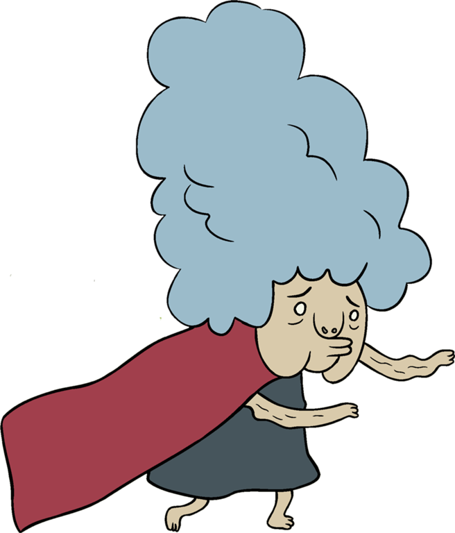 Image - Old Lady with Cape - The Adventure Time Wiki 