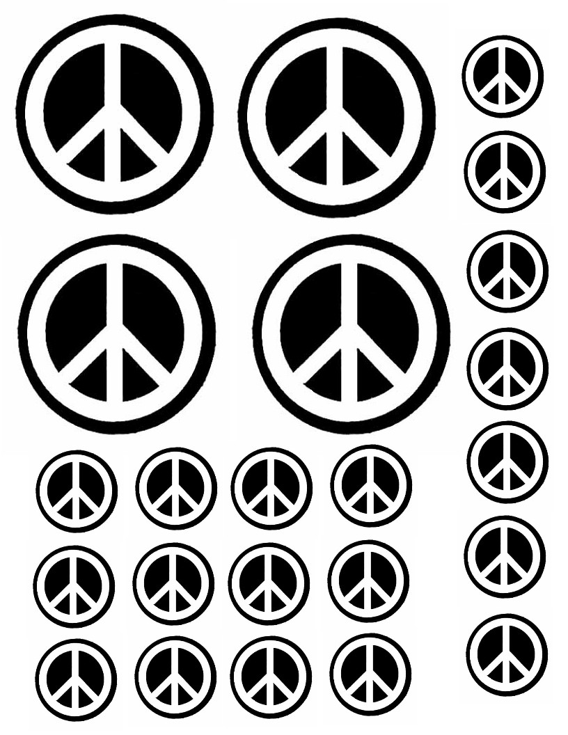 Printable Peace Sign Crafts - Bresaniel? Consulting Ltd. - Global 