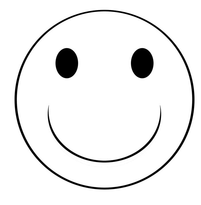Smiley Face Clip Art Black And White | Clipart library - Free 