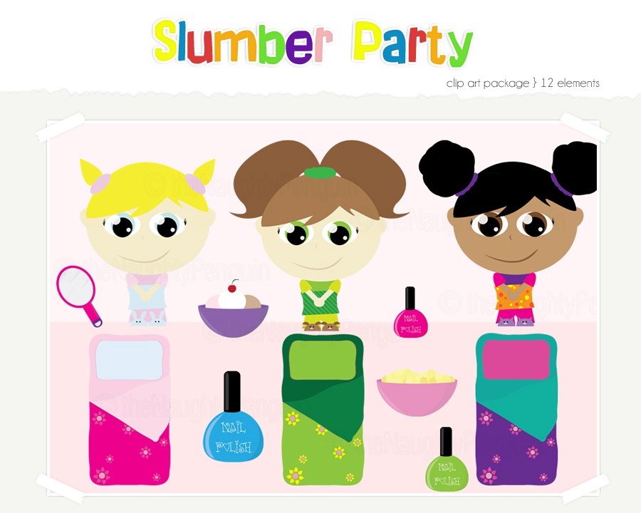 Slumber Party Clipart Free