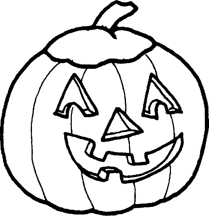Funny Pumpkin Mask Coloring For Kids - Halloween Cartoon Coloring 