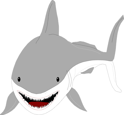 Great White Shark Clipart - Clipart library