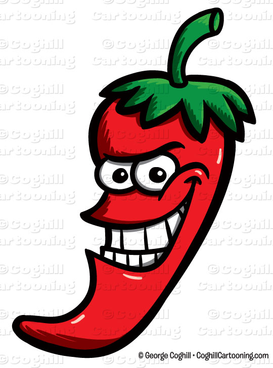 chili pepper - Coghill Cartooning - Cartooning  Illustration Blog